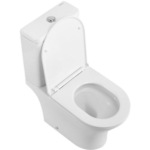 Унитаз-компакт безободковый BelBagno Acqua-tor BB2801CP-TOR/SC с тонкой крышкой микролифт (Система смыва торнадо) - фото 11