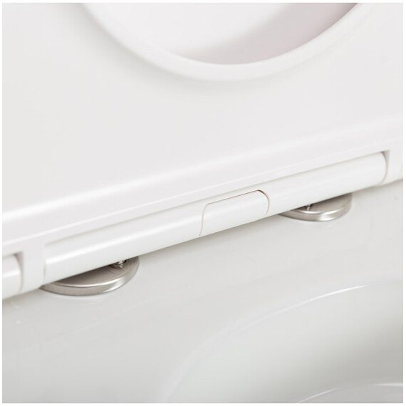 Унитаз-компакт безободковый BelBagno Acqua-tor BB2801CP-TOR/SC с тонкой крышкой микролифт (Система смыва торнадо) - фото 12