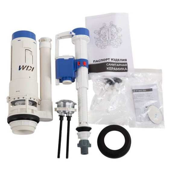 Унитаз-компакт безободковый BelBagno Acqua-tor BB2801CP-TOR/SC с тонкой крышкой микролифт (Система смыва торнадо) - фото 14