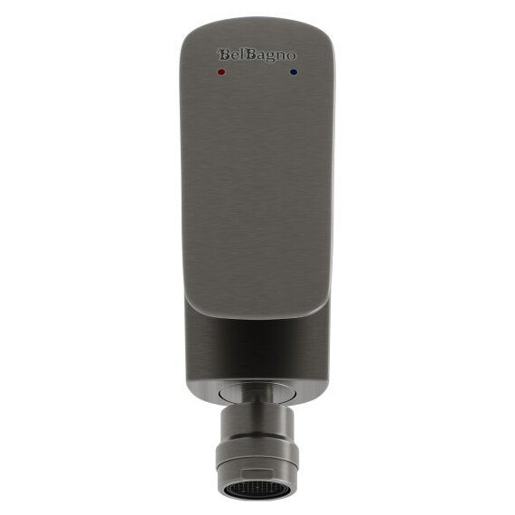 Смеситель для биде BelBagno DUE-BD-GM-W0, оружейная сталь - фото 4