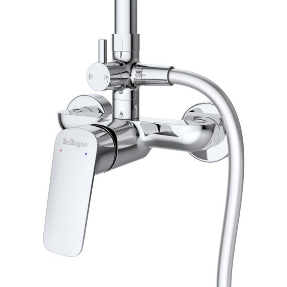 Душевая стойка BelBagno DUE-DOCM-CRM - фото 4