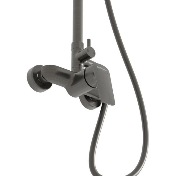 Душевая стойка BelBagno DUE-DOCM-GM, оружейная сталь - фото 5
