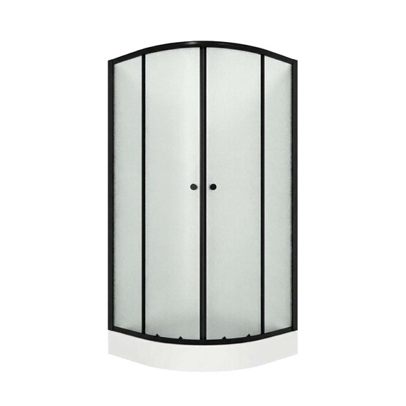 Душевое ограждение Niagara Eco 80x80 см NG-003-14MT, чёрный/матовое - фото 2