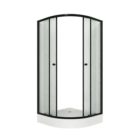 Душевое ограждение Niagara Eco 80x80 см NG-003-14MT, чёрный/матовое - фото 3