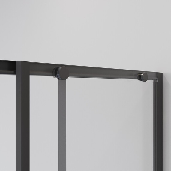 Душевое ограждение Niagara Nova 100x100 см NG-6824-34BLACK, чёрный/прозрачное - фото 11