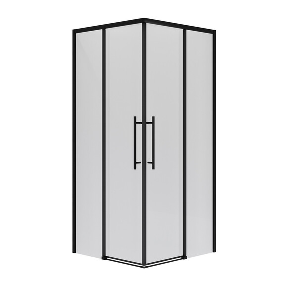 Душевое ограждение Niagara Nova 90x90 см NG-6829-34BLACK, чёрный/прозрачное - фото 