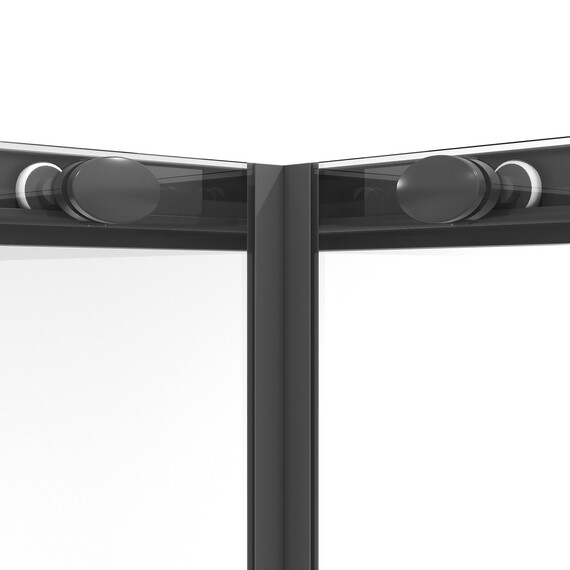 Душевое ограждение Niagara Nova 100x100 см NG-6830-34BLACK, чёрный/прозрачное - фото 9