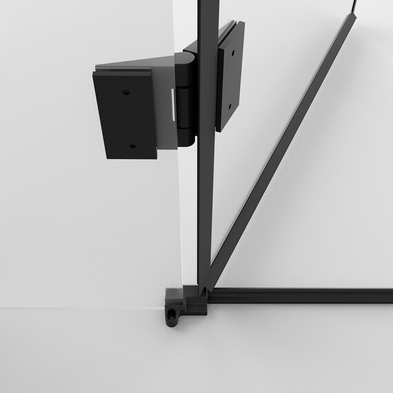 Душевое ограждение Niagara Nova 90x90 см NG-6831-34BLACK, чёрный/прозрачное - фото 10