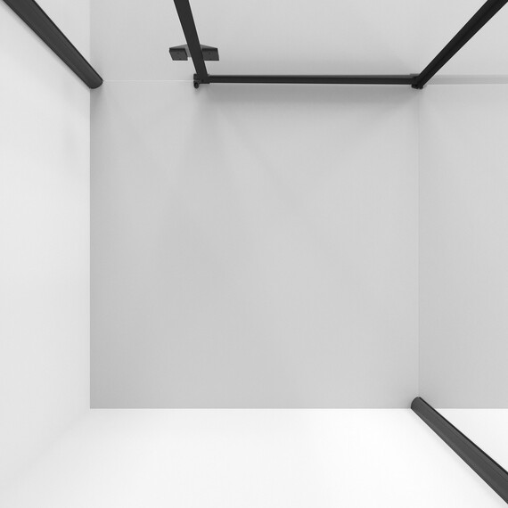 Душевое ограждение Niagara Nova 90x90 см NG-6831-34BLACK, чёрный/прозрачное - фото 6