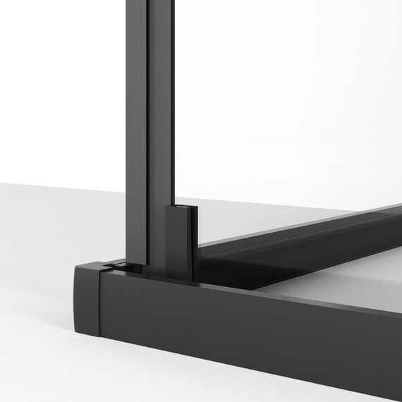 Душевое ограждение Niagara Nova 100x100 см NG-6835-34BLACK, чёрный/прозрачное - фото 9