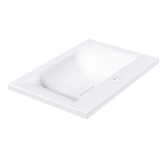 Тумба подвесная с раковиной Vincea Mia 60 см VMC-2MA600VO, дуб винтаж - фото 7