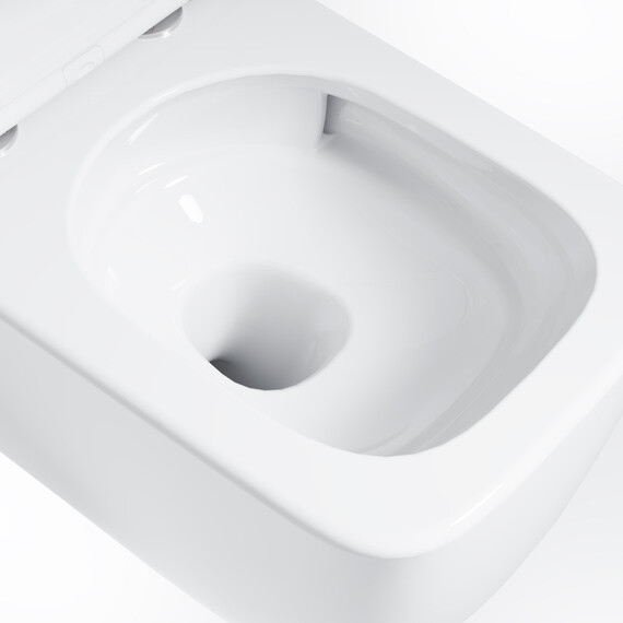 Унитаз подвесной безободковый Vincea Lina VT1-53T с ультратонкой крышкой микролифт (Система смыва торнадо) - фото 5