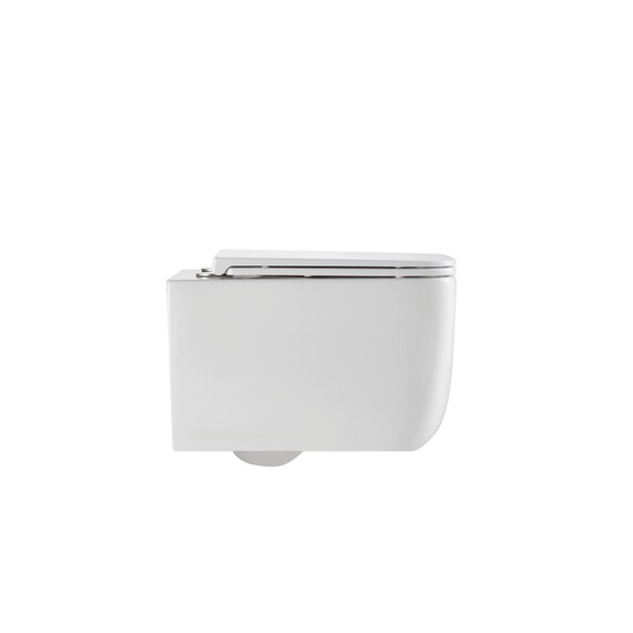 Унитаз подвесной безободковый Vincea Lina VT1-53T с ультратонкой крышкой микролифт (Система смыва торнадо) - фото 2