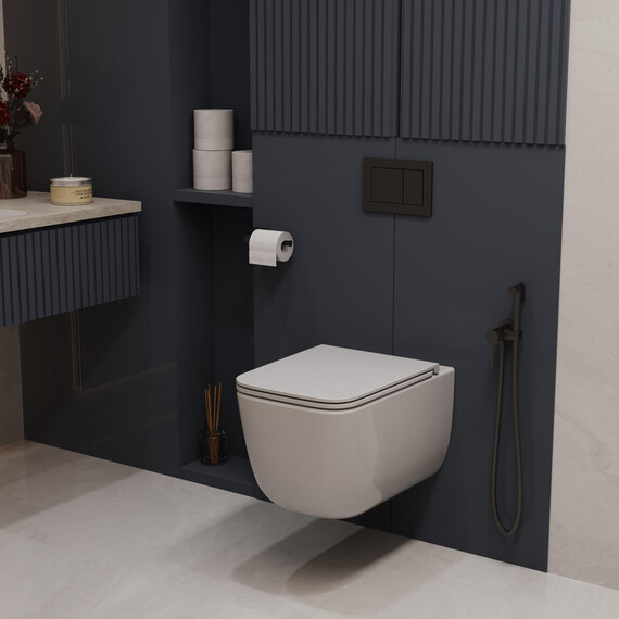 Унитаз подвесной безободковый Vincea Lina VT1-53T с ультратонкой крышкой микролифт (Система смыва торнадо) - фото 9