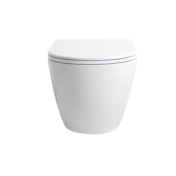 Унитаз подвесной безободковый Vincea Globo VT1-74T с ультратонкой крышкой микролифт (Система смыва торнадо) - фото 2