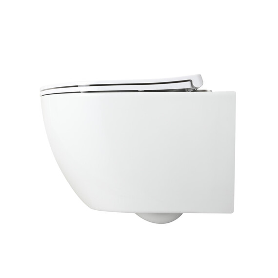 Унитаз подвесной безободковый Vincea Globo VT1-74T с ультратонкой крышкой микролифт (Система смыва торнадо) - фото 3