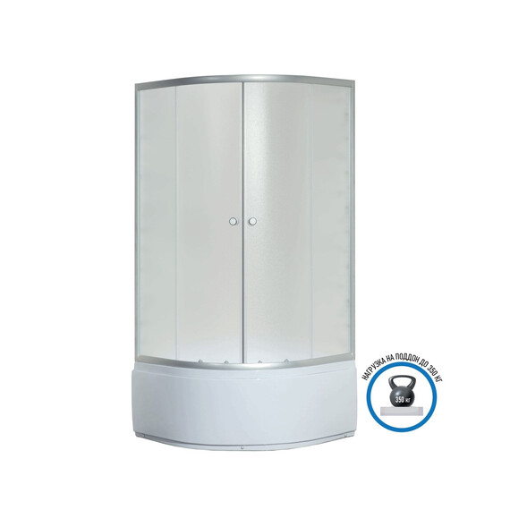 Душевое ограждение Niagara Eco 80x80 см _0051422, хром/матовое - фото 3