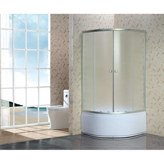 Душевое ограждение Niagara Eco 80x80 см _0051422, хром/матовое - фото 