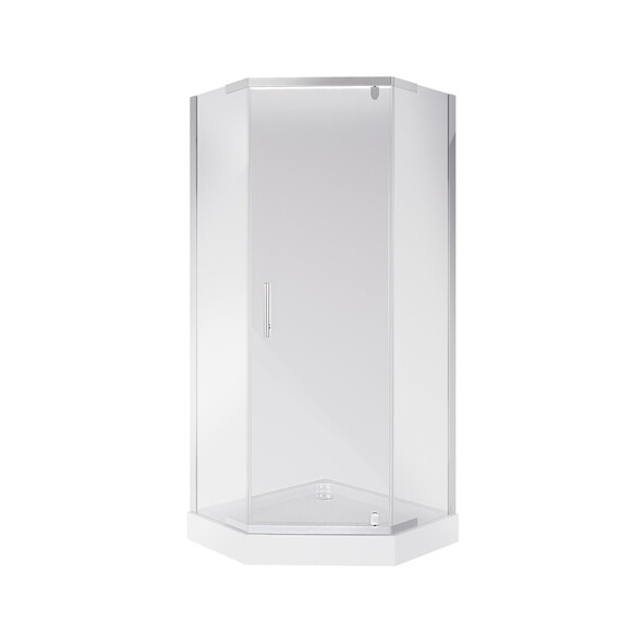 Душевое ограждение Niagara Eco 100x100 см _0101422D, хром/прозрачное - фото 3