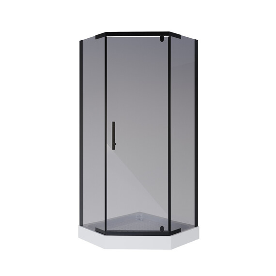 Душевое ограждение Niagara Eco 100x100 см _0101432DT, чёрный/тонированное - фото 2