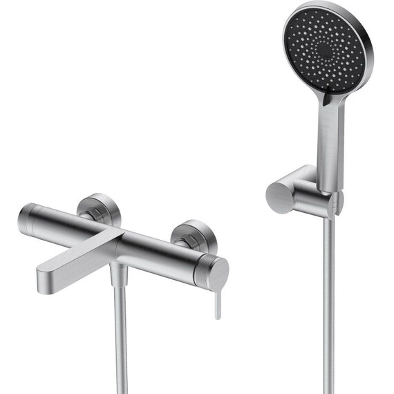 Смеситель для ванны BelBagno DEL2.0-VASM-IN, сатин - фото 