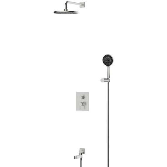 Душевая система для ванна BelBagno DEL2.0-VDSET-IN, сатин - фото 