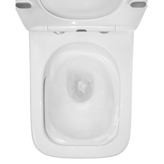 Унитаз-моноблок безободковый Azario Avanti AZ-6203 с быстросъемным сиденьем микролифт (система смыва торнадо) - фото 7