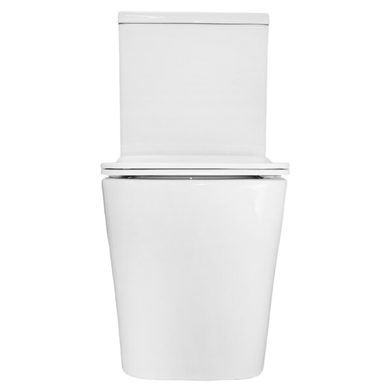 Унитаз-моноблок безободковый Azario Avanti AZ-6203 с быстросъемным сиденьем микролифт (система смыва торнадо) - фото 3