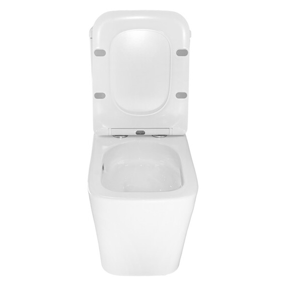 Унитаз-моноблок безободковый Azario Avanti AZ-6203 с быстросъемным сиденьем микролифт (система смыва торнадо) - фото 8