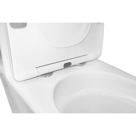 Унитаз-моноблок безободковый Azario Avanti AZ-6203 с быстросъемным сиденьем микролифт (система смыва торнадо) - фото 9