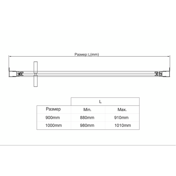 Душевая дверь Vincea Slim 90 см VDP-4SL900CLGM (стекло 8 мм) вороненая сталь/прозрачное - фото 4