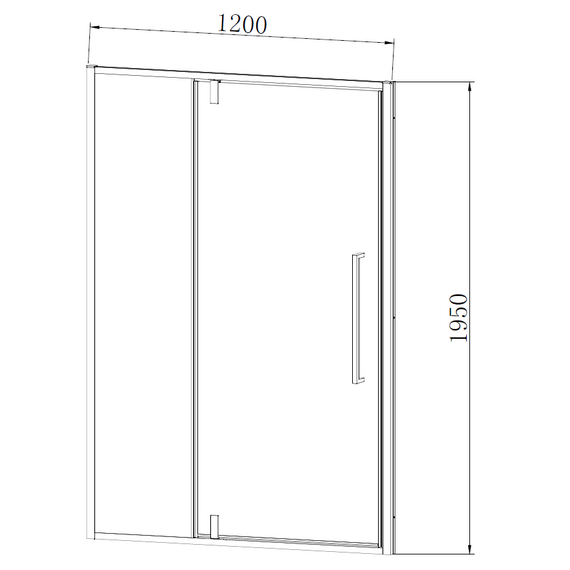 Душевая дверь Vincea Slim-N 120 см VDP-4SN120CL, хром/прозрачное - фото 5