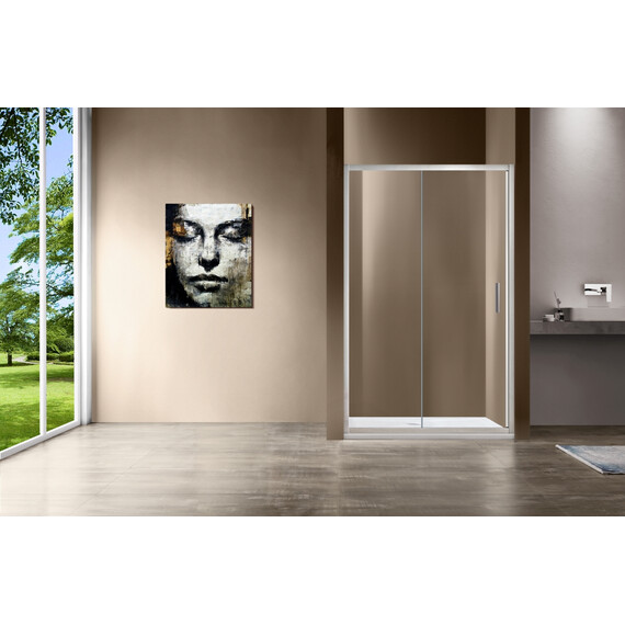 Душевая дверь Vincea Garda 120 см VDS-1G120CLBN, никель/прозрачное - фото 2