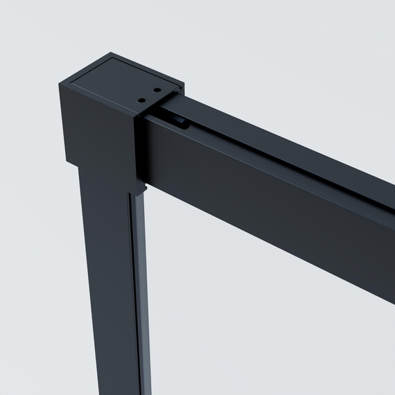 Душевая дверь Vincea Soft 2 120 см VDS-3SO2120CLB, чёрный/прозрачное - фото 7