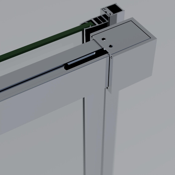 Душевая дверь Vincea Soft 2 120 см VDS-3SO2120CL, хром/прозрачное - фото 3