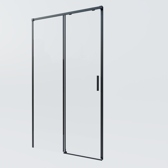 Душевая дверь Vincea Soft 2 140 см VDS-3SO2140CLB, чёрный/прозрачное - фото 8