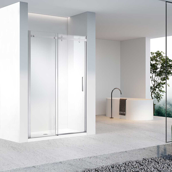 Душевая дверь Vincea Como-N 160 см VDS-4CN160CL (стекло 8 мм) хром/прозрачное - фото 2