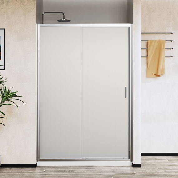 Душевая дверь Vincea City 150 см VDS-5CT150MT, хром/текстурное - фото 