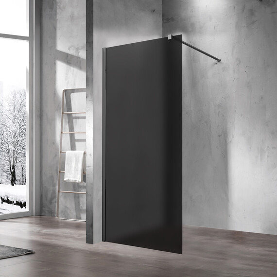 Душевая перегородка Vincea Walk-In 90 см VSW-1H900GFGM (стекло 8 мм) вороненая сталь/тонированное - фото 