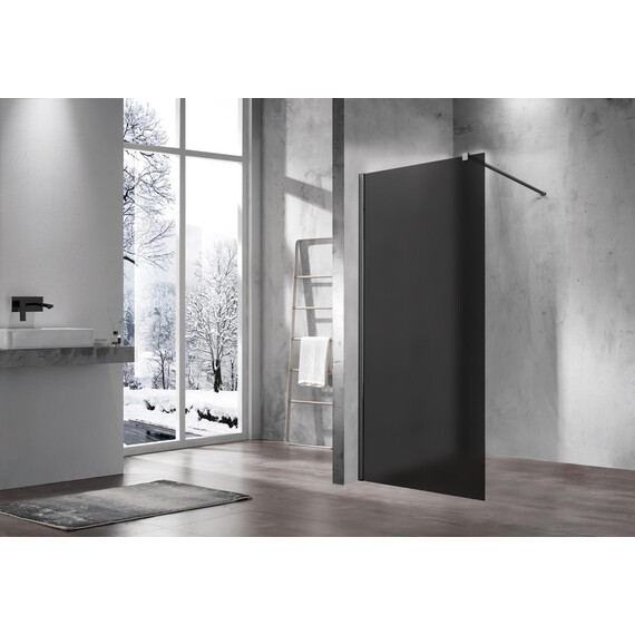 Душевая перегородка Vincea Walk-In 90 см VSW-1H900GFGM (стекло 8 мм) вороненая сталь/тонированное - фото 2