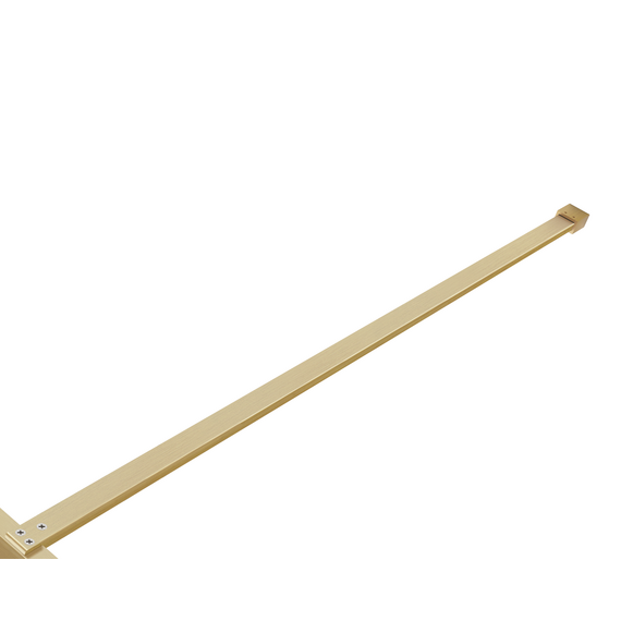 Душевая перегородка Vincea Walk-In 100 см VSW-1HP100GWBG (стекло 8 мм) золото/ламинированное с золотыми нитями - фото 2