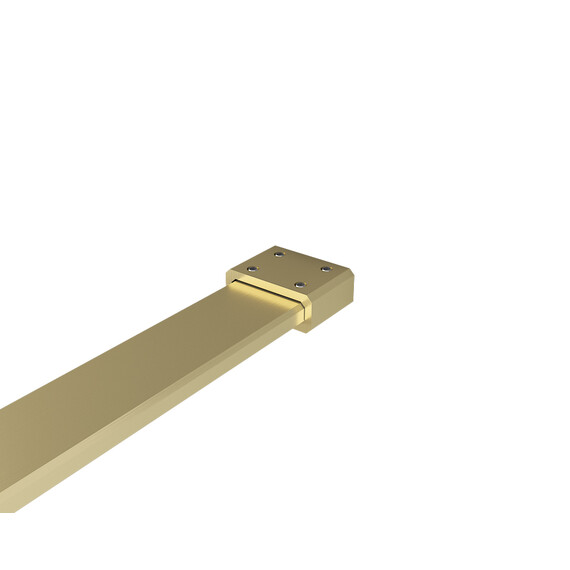 Душевая перегородка Vincea Walk-In 100 см VSW-7HS100GWG (стекло 8 мм) золото/ламинированное с золотыми нитями - фото 4