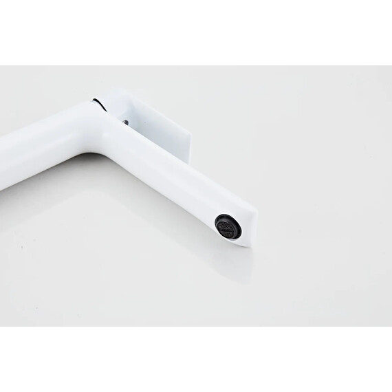 Смеситель для раковины высокий Haiba HB11505-8, белый/хром - фото 8