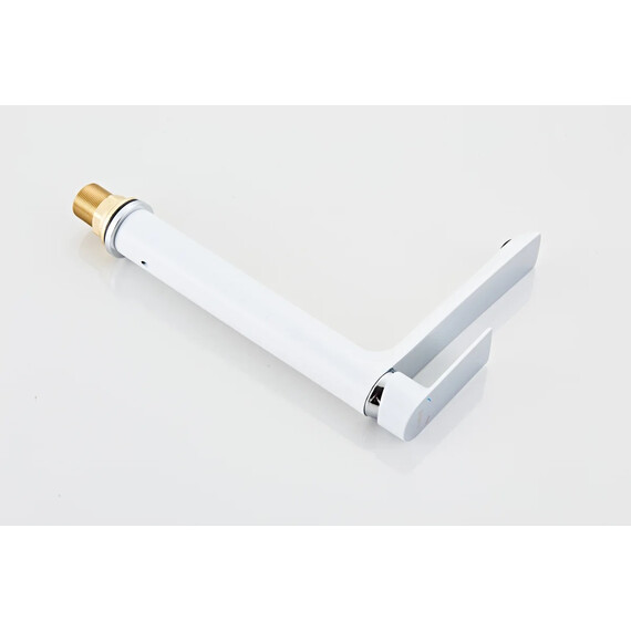 Смеситель для раковины высокий Haiba HB11505-8, белый/хром - фото 7