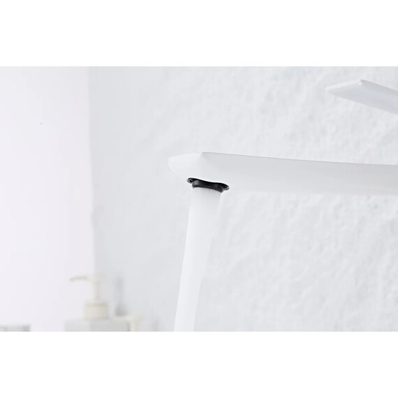 Смеситель для раковины высокий Haiba HB11505-8, белый/хром - фото 13