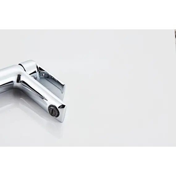 Душевой комплект Haiba: Душевая стойка HB24505 + смеситель для раковины HB10505, цвет хром - фото 34