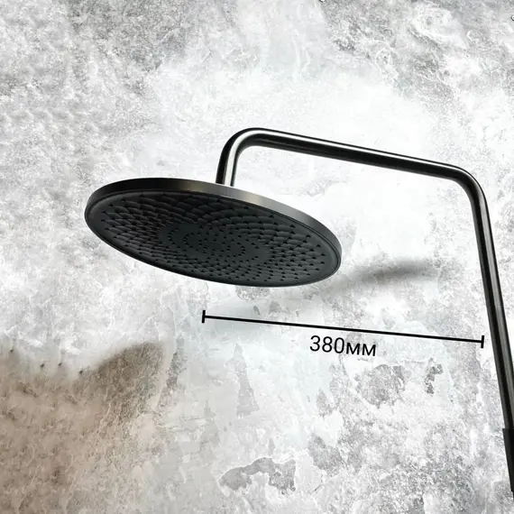 Душевая стойка Haiba HB24505-3, графит - фото 8