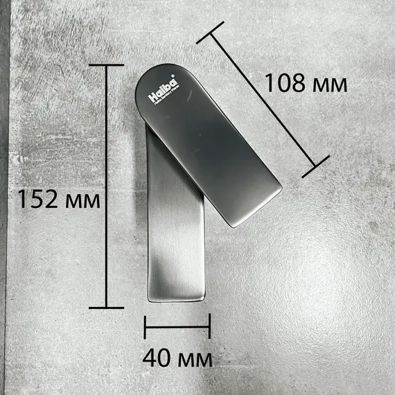 Душевой комплект Haiba: Душевая стойка HB24505-3 + смеситель для раковины HB10505-3, цвет графит - фото 18
