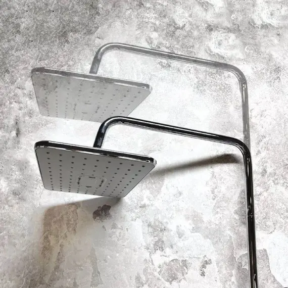 Душевой комплект Haiba: Душевая стойка HB24505 + смеситель для раковины HB10505, цвет хром - фото 22