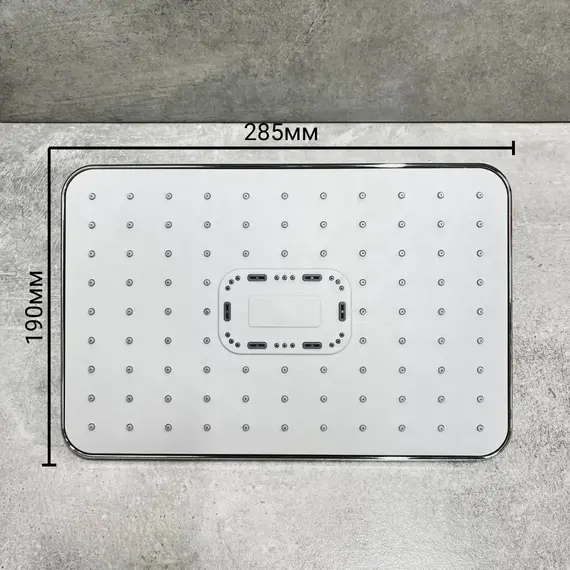 Душевой комплект Haiba: Душевая стойка HB24505 + смеситель для раковины HB10505, цвет хром - фото 19